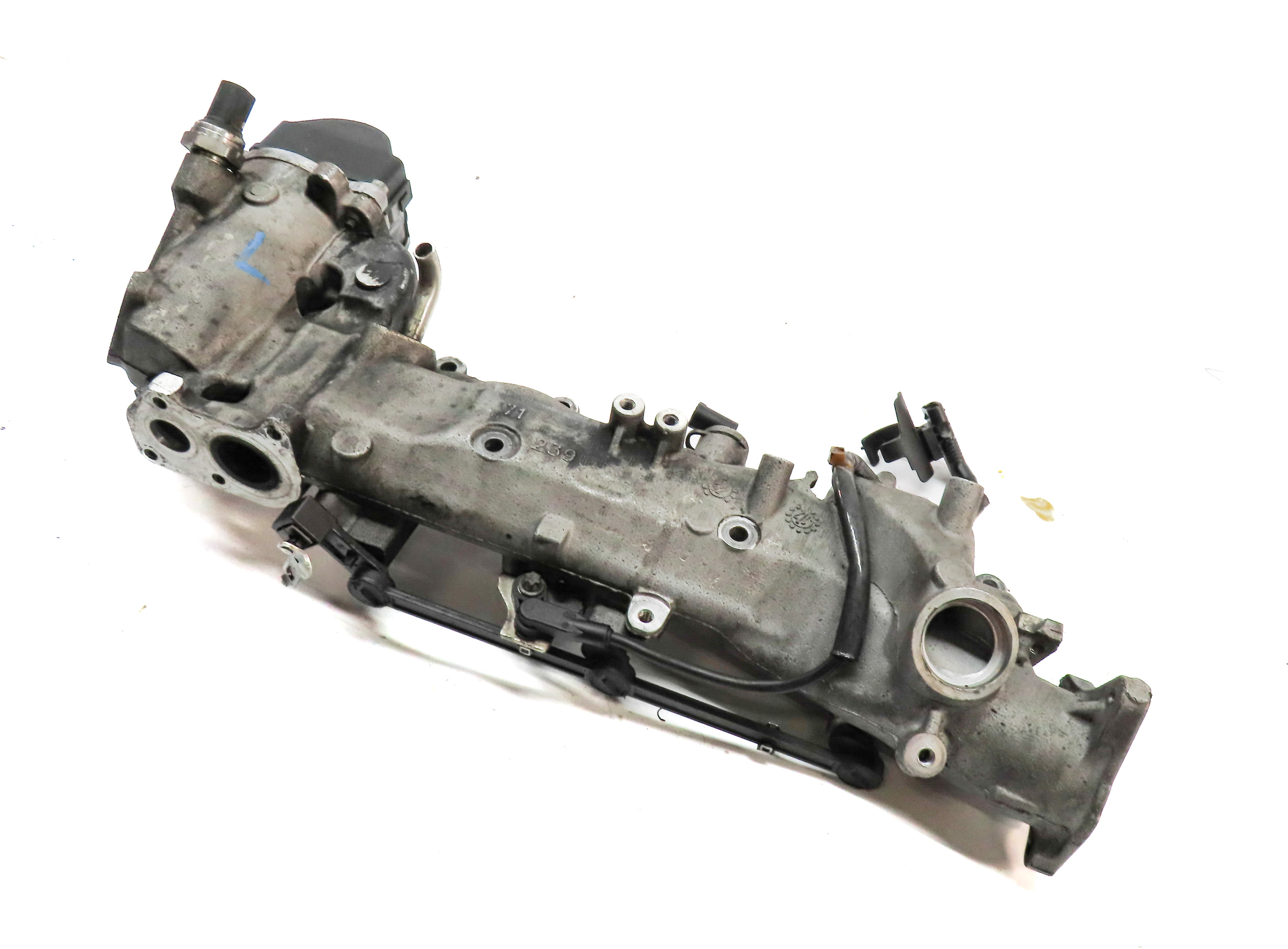 12-15 MERCEDES GL350 ML350 S350 (W166 X166 W221) DIESEL LEFT INTAKE MANIFOLD — exact item pictured